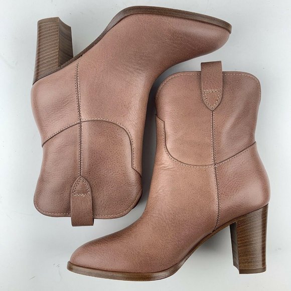 Womens Frye Boots 5.5 June Short Pull Dusty Rose - Picture 5 of 12